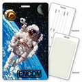 Luggage Tag w/ Astronaut Lenticular 3D Stock Design (Imprinted)